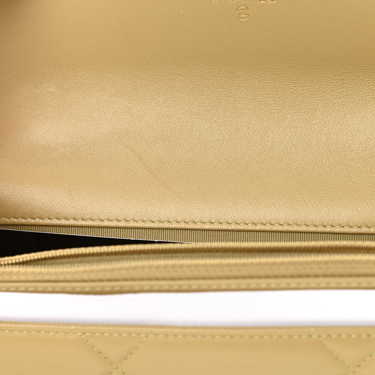 Chanel Lambskin Quilted Chanel 19 Wallet On Chain WOC Light Green 8 of 13