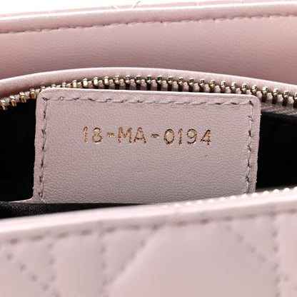 Christian Dior Lambskin Cannage Medium Lady Dior Light Pink 7 of 9