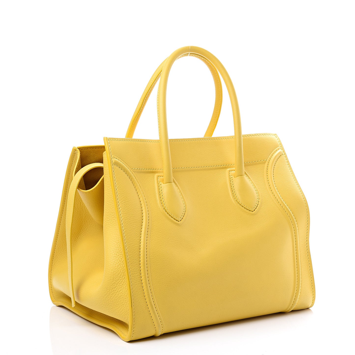 Supple Calfskin Medium Phantom Luggage Sun Yellow
