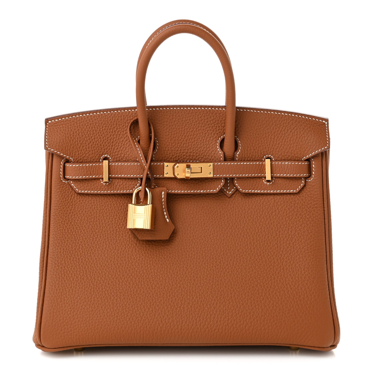 Hermes Togo Birkin 25 Gold 1 of 11