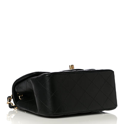 Chanel Lambskin Quilted Mini Square Flap Black 3 of 12