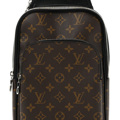 Louis Vuitton Monogram Macassar Avenue Sling Bag 7 of 9