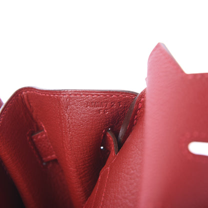 Hermes Taurillon Maurice Birkin 30 Rouge Vif 6 of 12