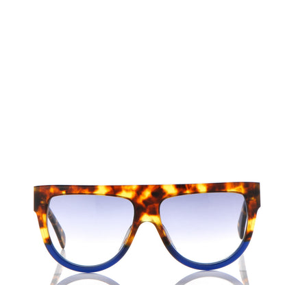 Celine Acetate Shadow Sunglasses CL 41026/S Tortoise Havana Blue 4 of 6