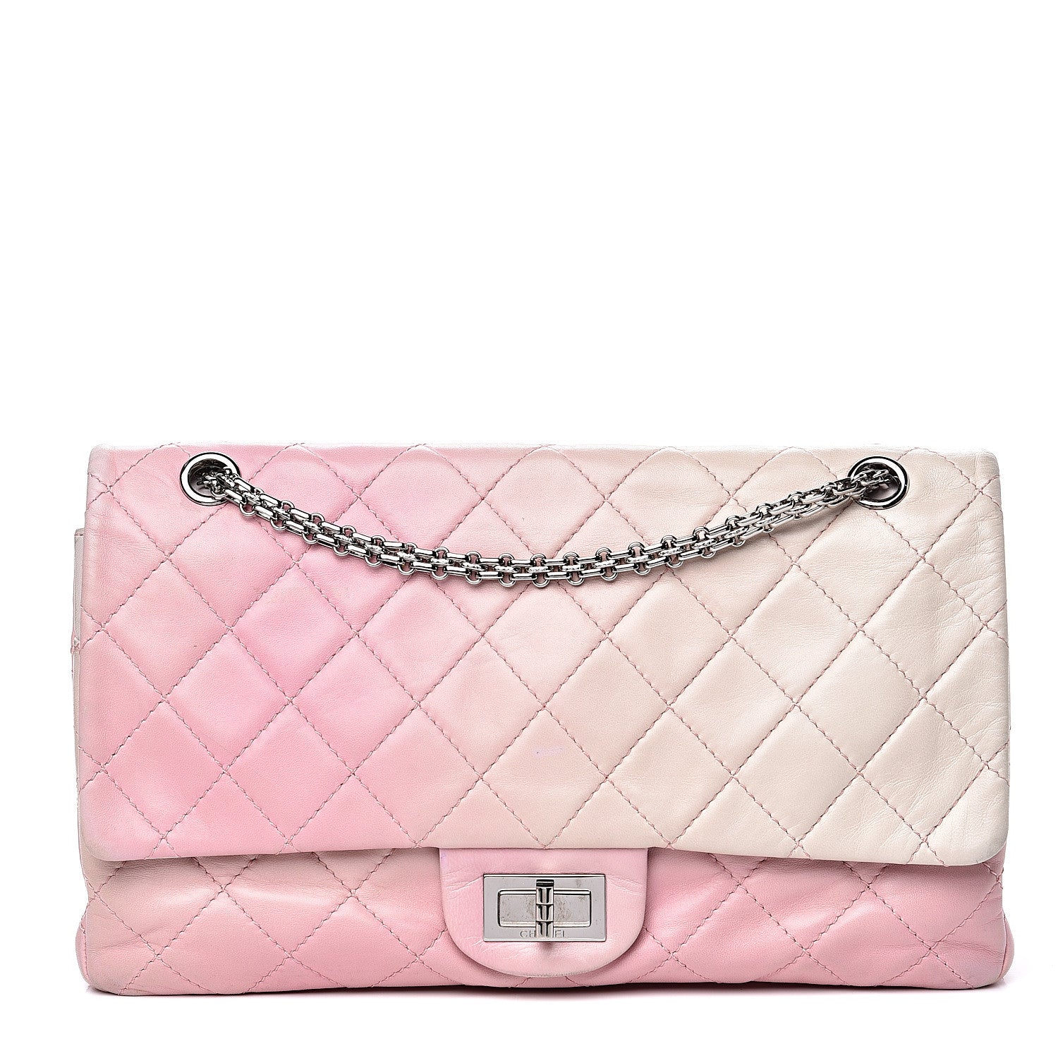 Chanel Lambskin Degrade Quilted 2.55 Reissue 227 Flap Pink 1 of 21