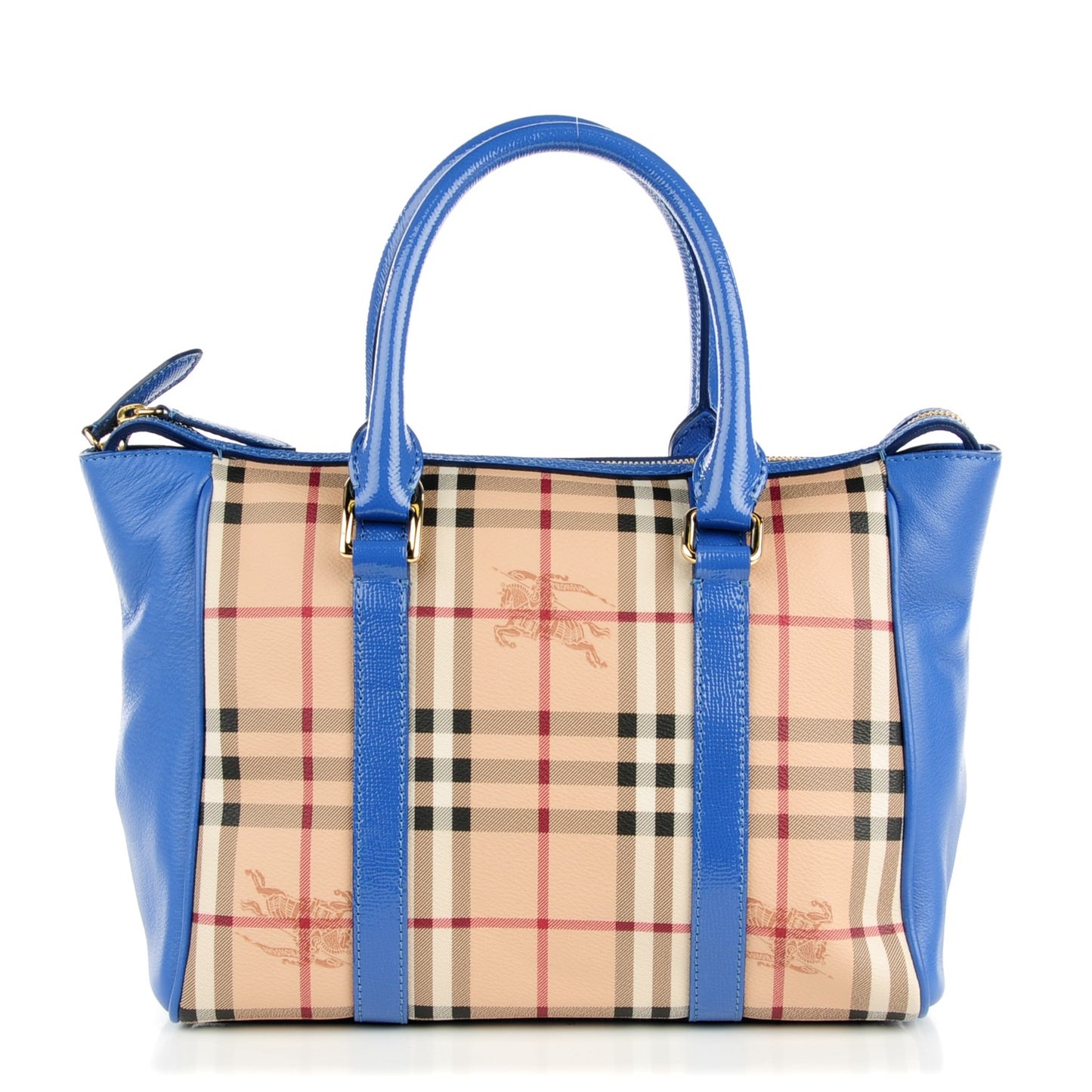 Haymarket Check Medium Chatton Tote Light Steel Blue