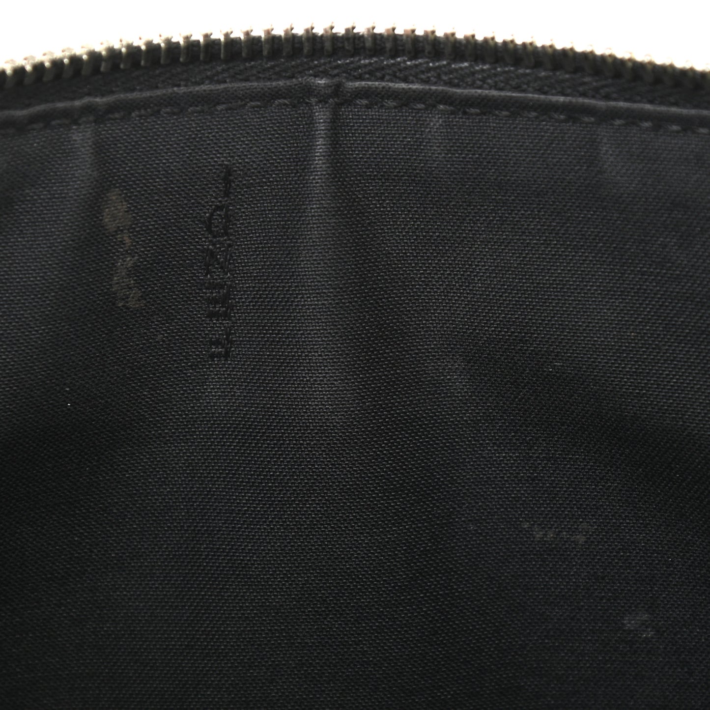 Vitello FF 1974 Embossed Pouch Maya Black