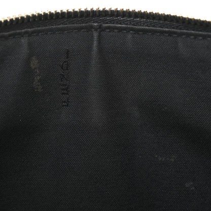 Fendi Vitello FF 1974 Embossed Pouch Maya Black 9 of 10