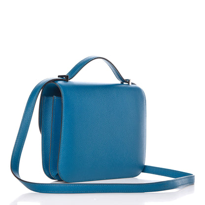 Hermes Epsom Constance 18 Bleu Izmir 3 of 17