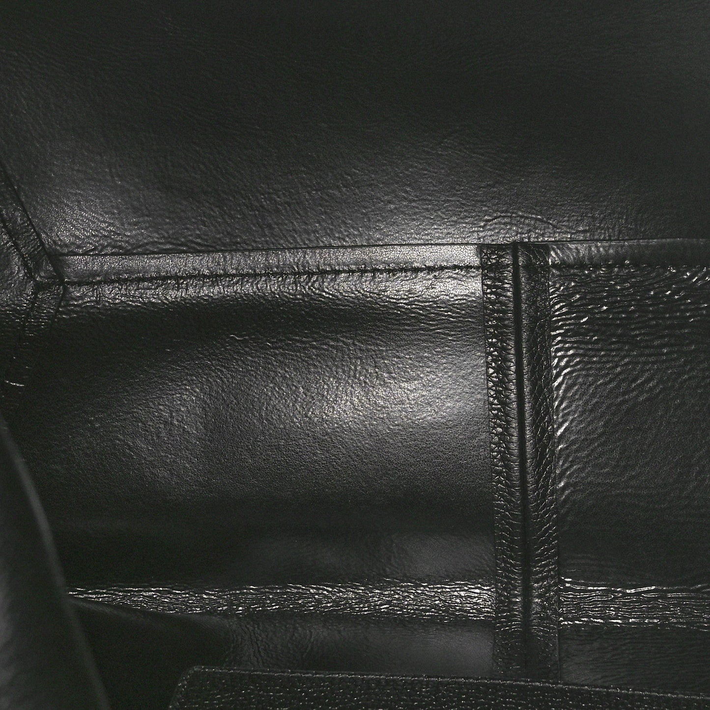 Grained Calfskin Medium The Sack Bag Black