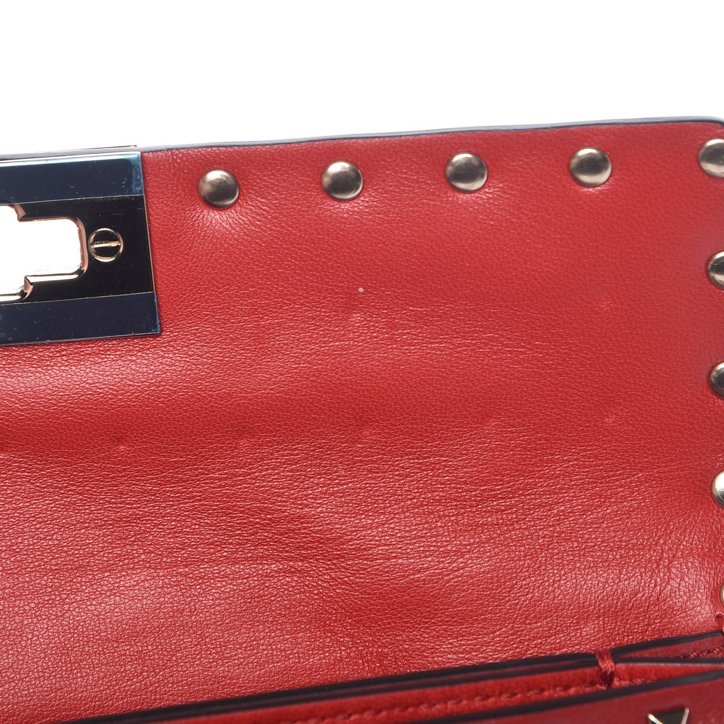 Nappa Rockstud Spike Crossbody Bag Rosso Valentino