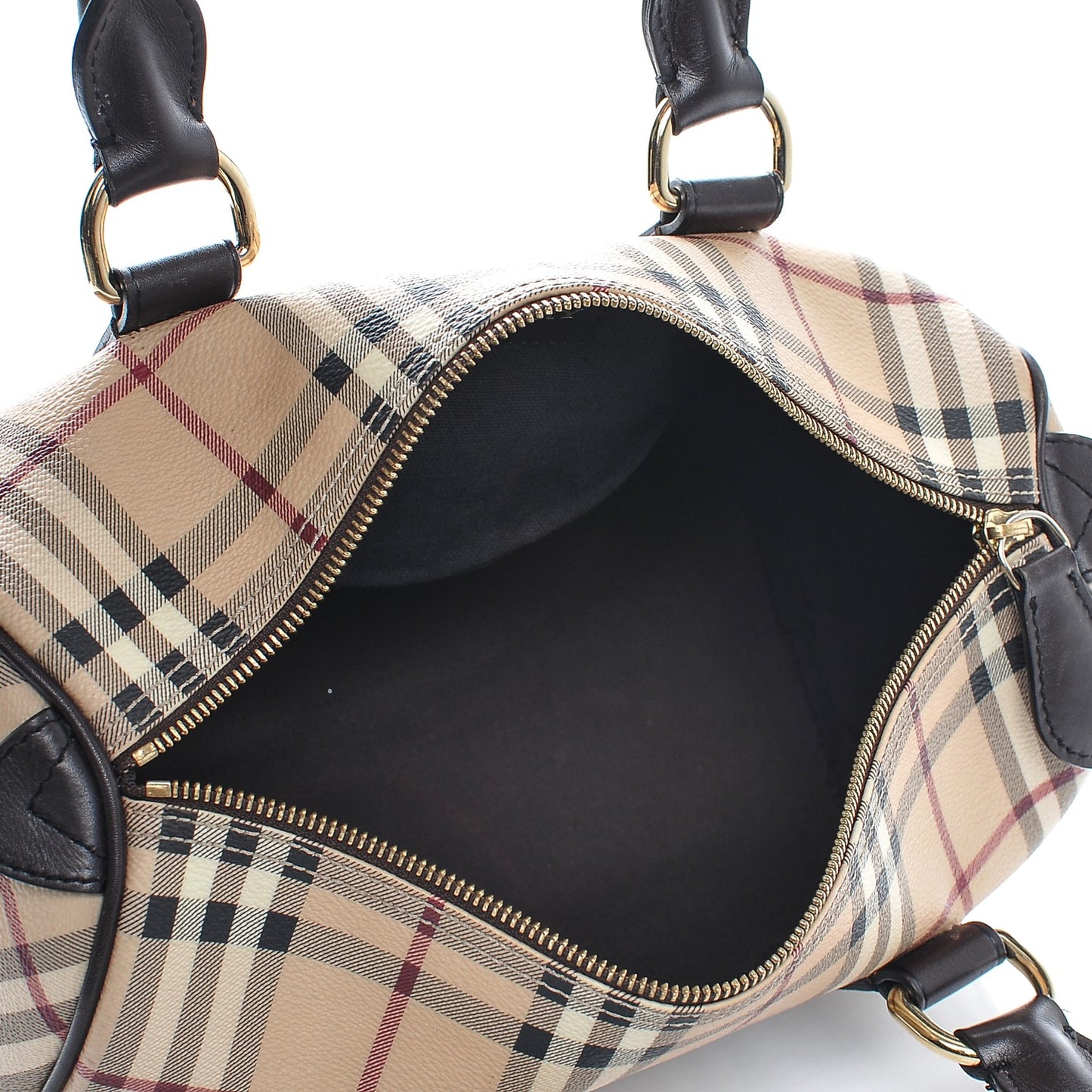 Haymarket Check Small Chester Bowling Bag Chocolate