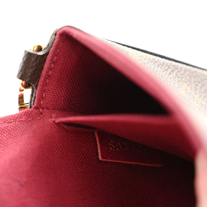 Louis Vuitton Monogram Pochette Felicie Chain Wallet Fuchsia 9 of 16