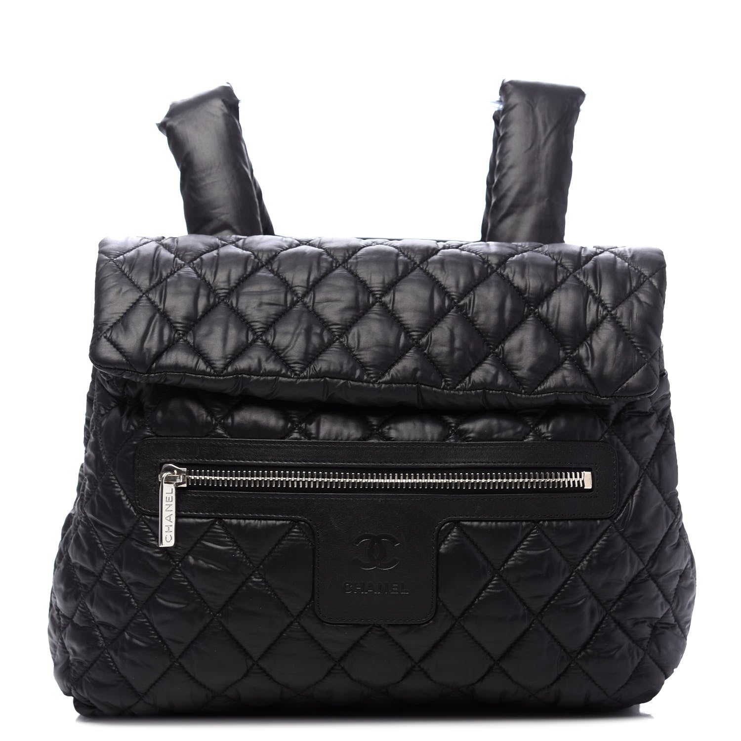 Chanel Lambskin Quilted Coco Cocoon Backpack Black 1 of 9