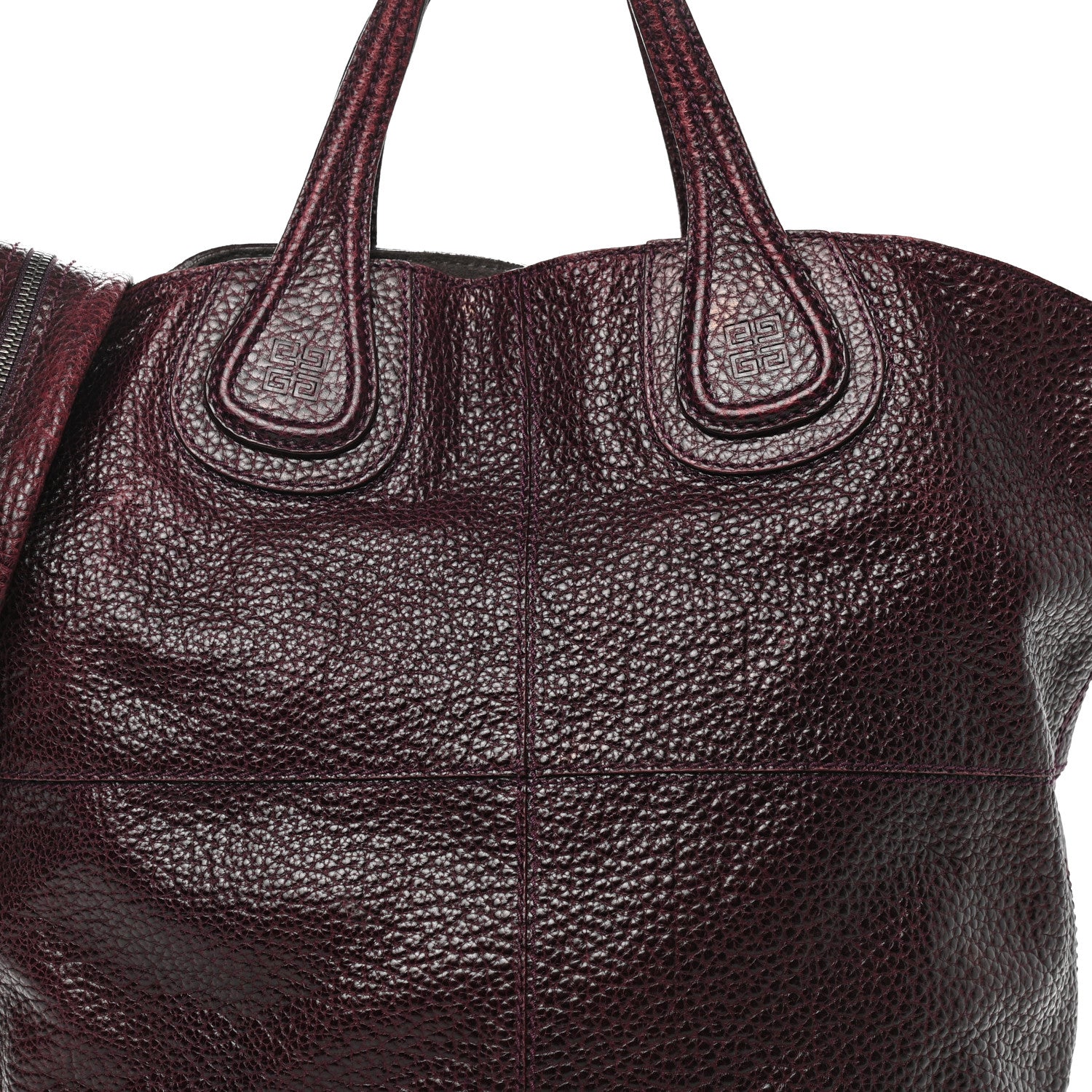 Givenchy Glazed Pebbled Calfskin North South Nightingale Purple 8 of 18