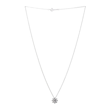Tiffany Platinum Diamond Daisy Pendant Necklace 3 of 6
