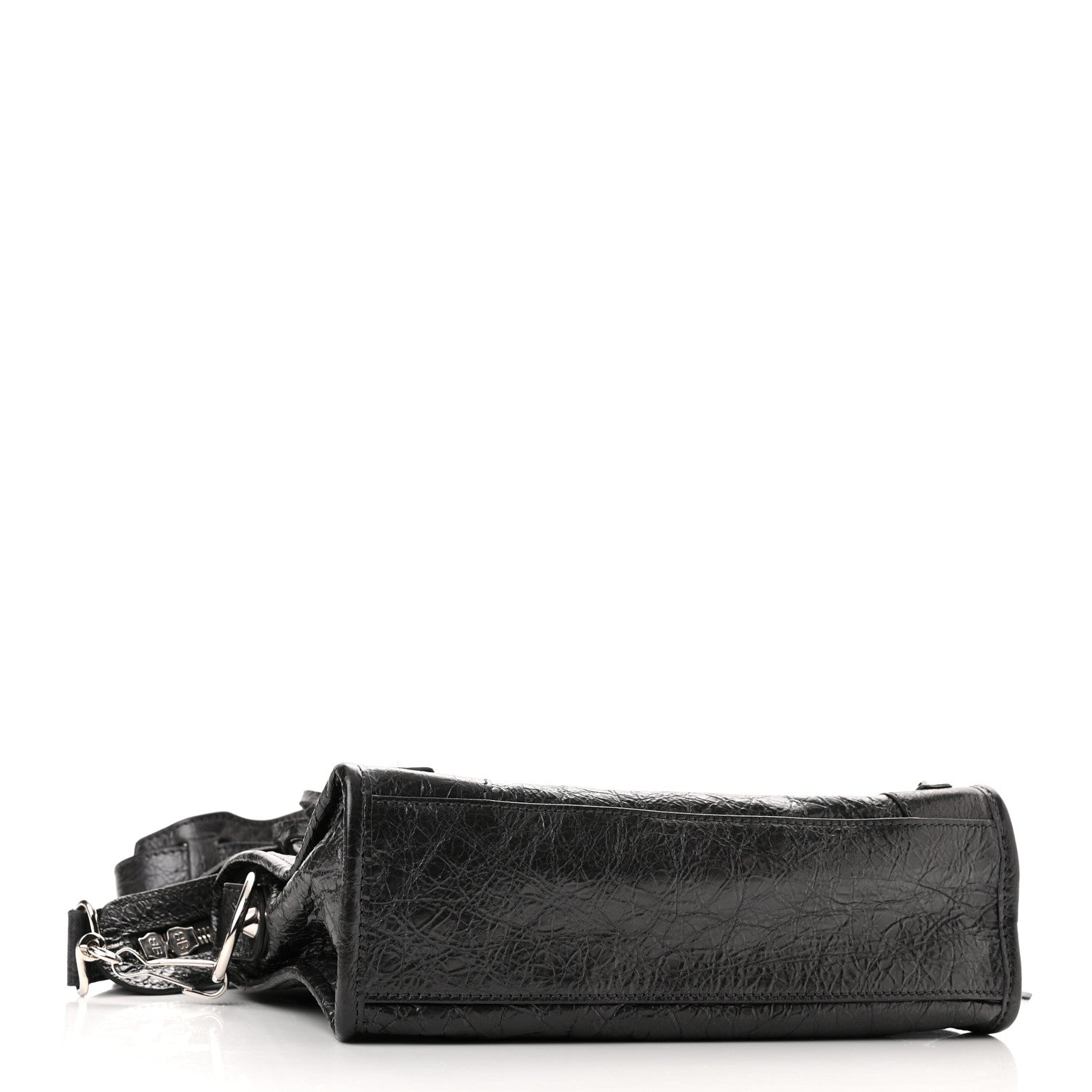 Balenciaga Agneau Classic Silver Hardware Mini City Anthracite 4 of 9