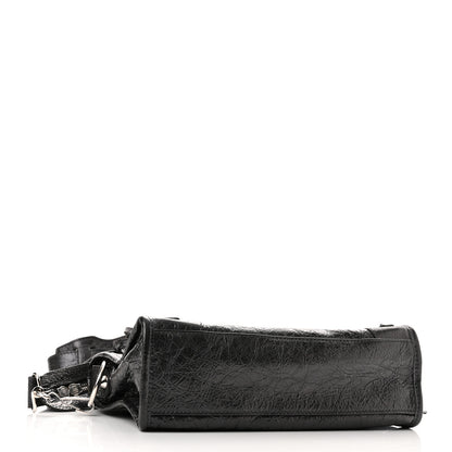 Balenciaga Agneau Classic Silver Hardware Mini City Anthracite 4 of 9