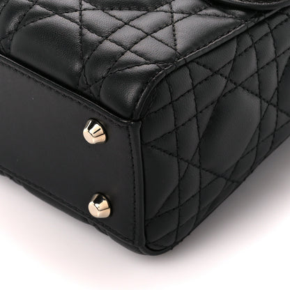Christian Dior Lambskin Cannage Mini Lady Dior Black 11 of 11