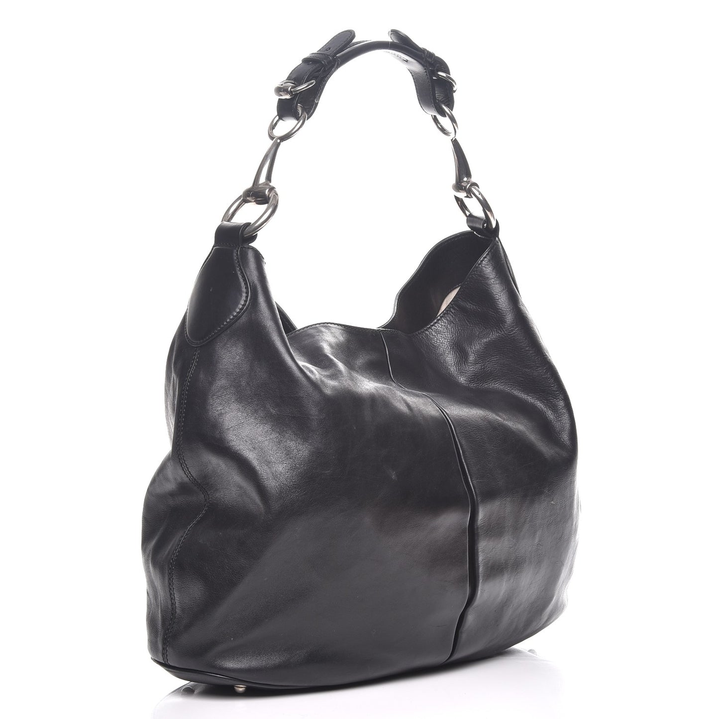 Soft Calfskin Icon Hobo Black