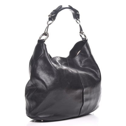 Gucci Soft Calfskin Icon Hobo Black 3 of 17