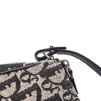Christian Dior Monogram Mini Saddle Pochette Black 14 of 16