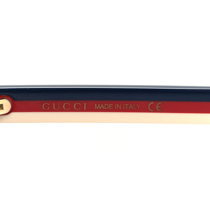 Gucci Acetate GG Web Round Eye Sunglasses GG0416SK Black 5 of 7