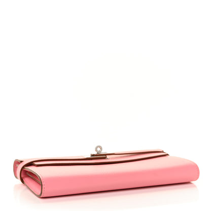 Hermes Epsom Kelly Longue Wallet Rose Confetti 4 of 8