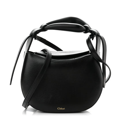 Chloe Small Grain Calfskin Kiss Bag Black 1 of 8
