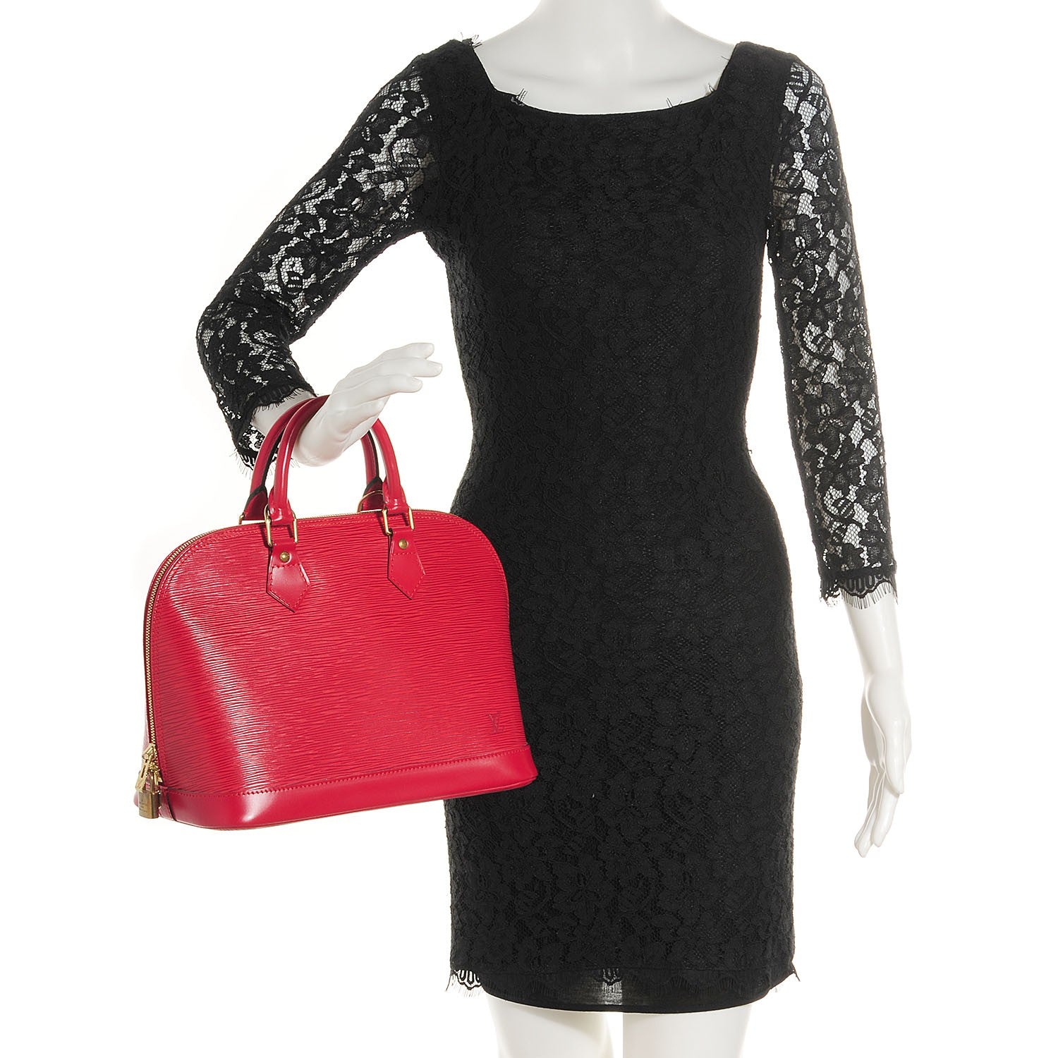 Louis Vuitton Epi Alma PM Rouge 2 of 7