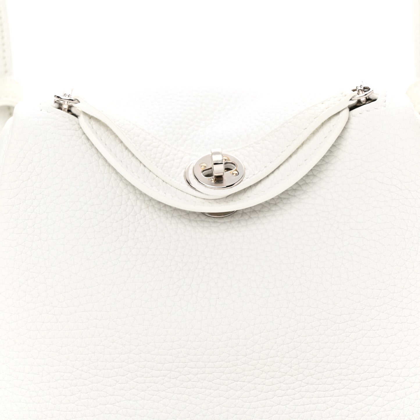 Taurillon Clemence Mini Lindy 20 New White