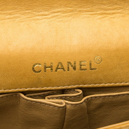 Chanel Lambskin East West Chocolate Bar Flap Beige 8 of 10