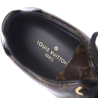 Louis Vuitton Patent Monogram Frontrow Sneakers 37.5 7 of 10