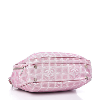 Chanel Nylon Small Travel Tote Bag Pink 4 of 9
