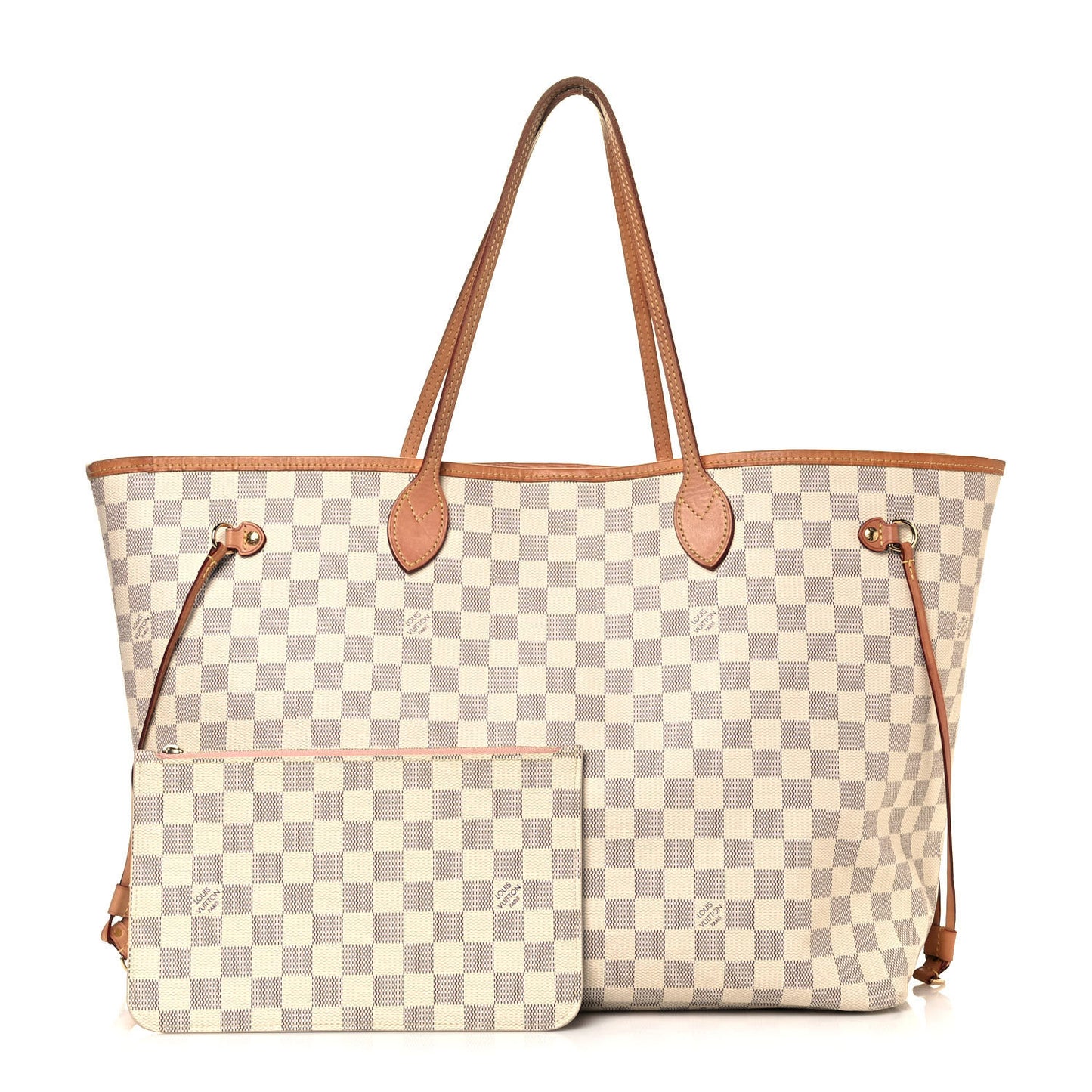 Damier Azur Neo Neverfull GM Rose Ballerine