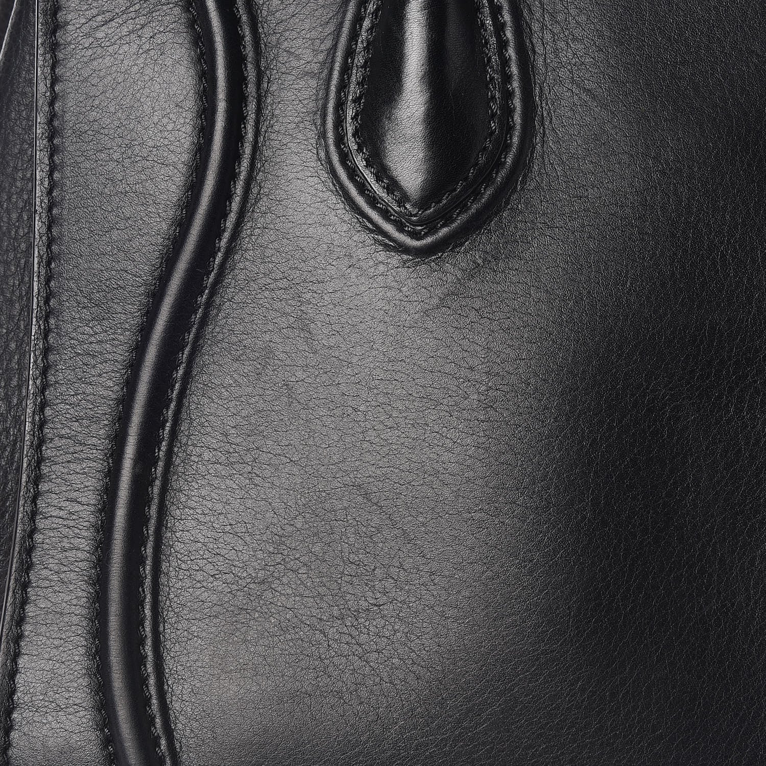 Celine Grained Calfskin Medium Phantom Luggage Black 10 of 16
