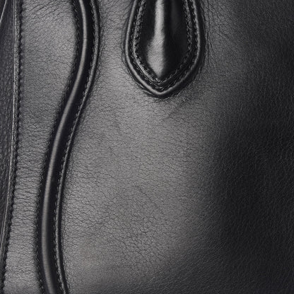 Celine Grained Calfskin Medium Phantom Luggage Black 10 of 16