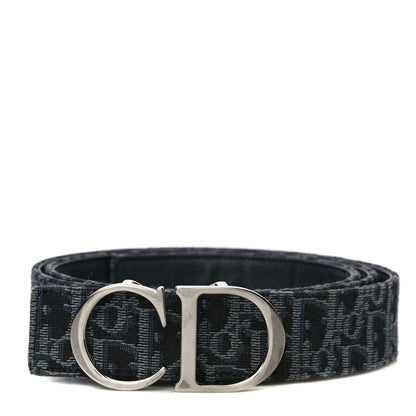 Christian Dior Oblique 35mm Belt 110 Blue Multi 1 of 7