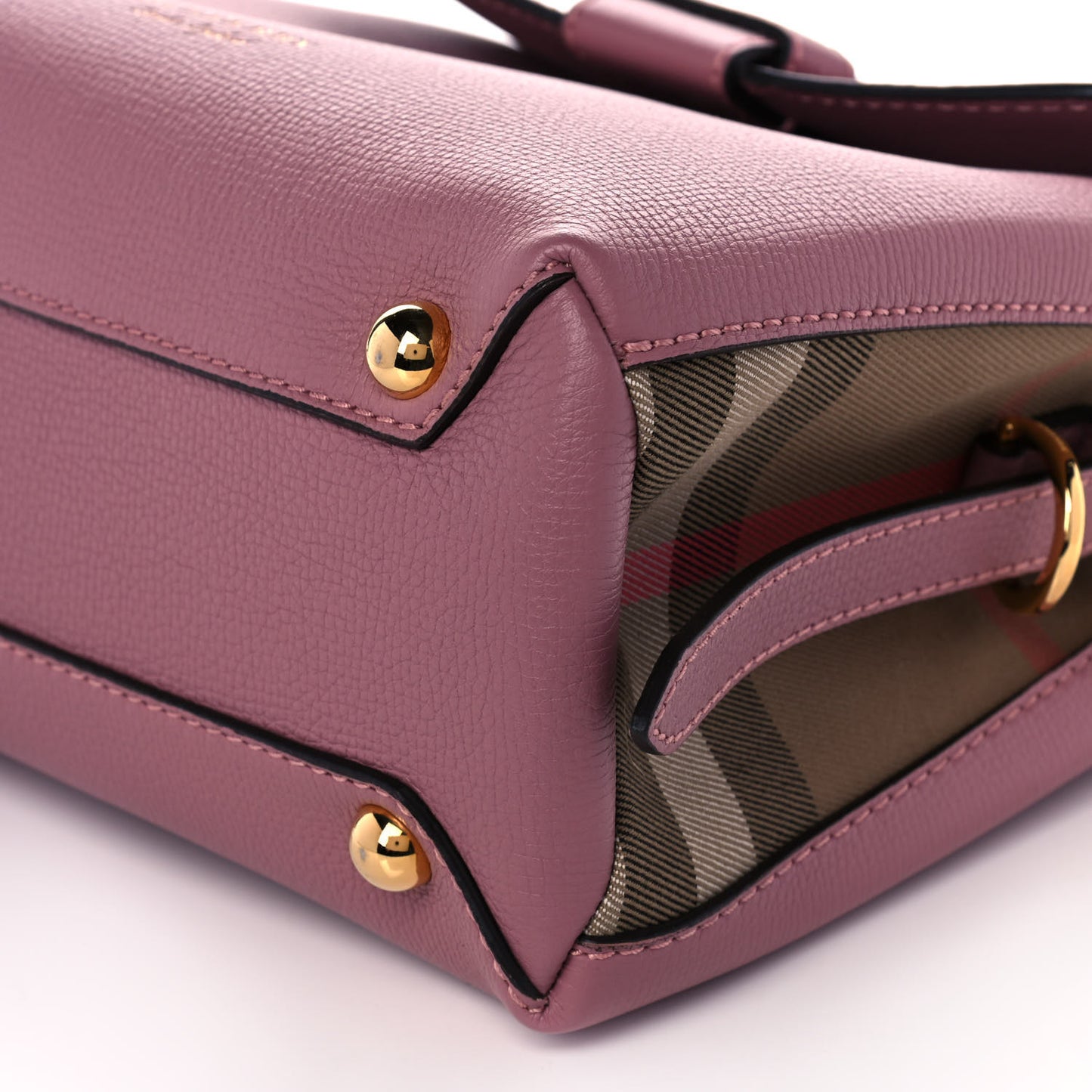 Derby Calfskin House Check Small Camberley Pink