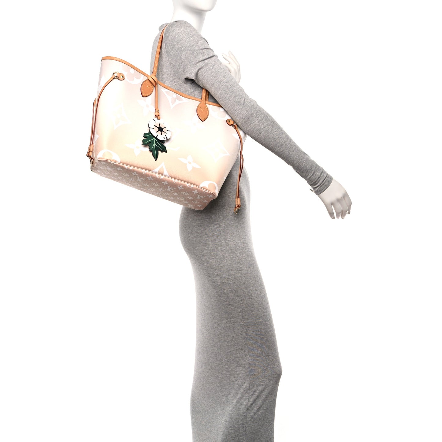 Monogram Giant By The Pool Neverfull MM Brume