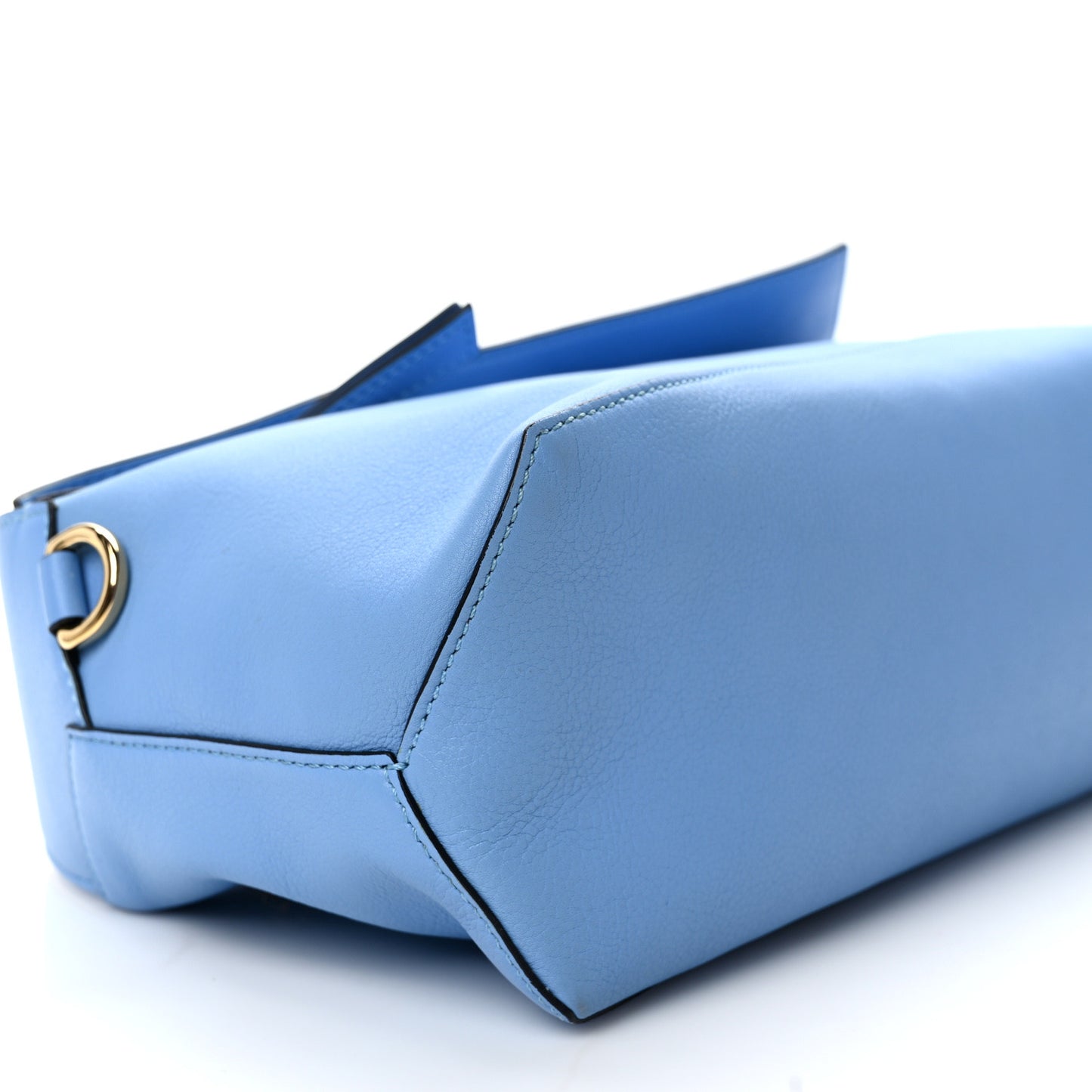 Calfskin Puzzle Hobo Celestine Blue
