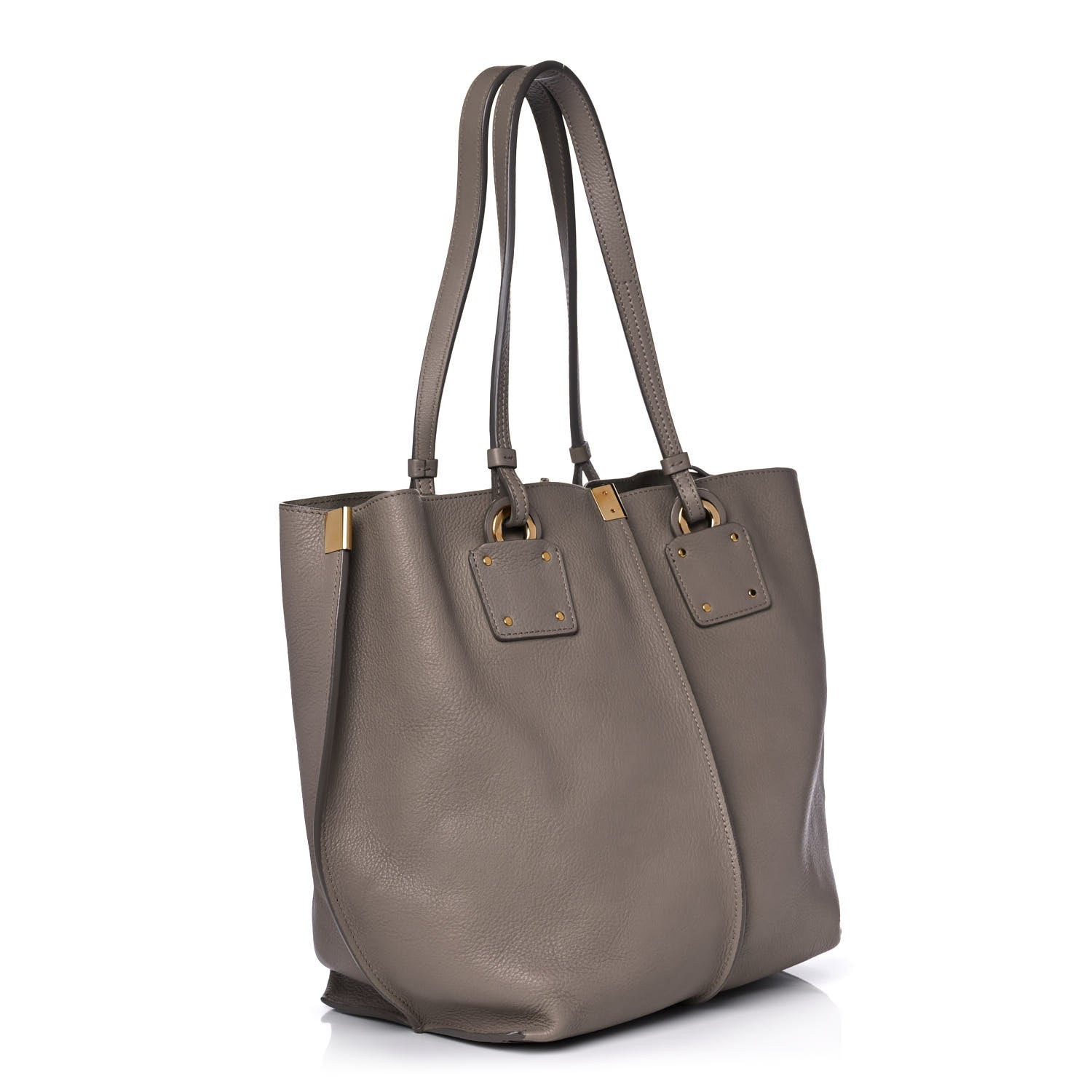 Chloe Smooth Calfskin Medium Vick Tote Motty Grey 3 of 13