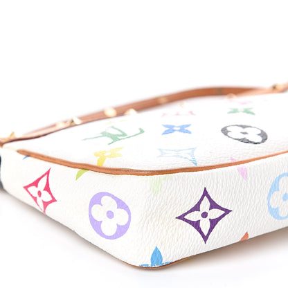 Louis Vuitton Monogram Multicolor Pochette Accessories White 8 of 14