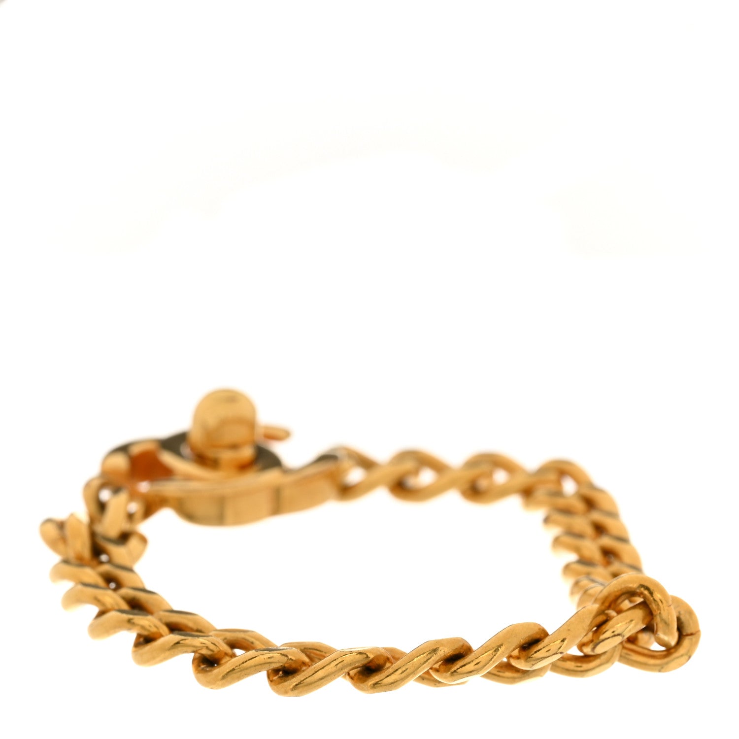 Chanel Metal CC Turnlock Bracelet Gold 3 of 4