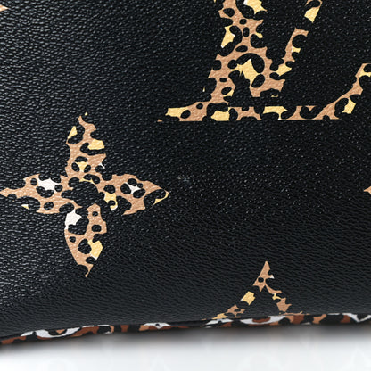 Louis Vuitton Monogram Giant Jungle Neverfull MM Black 18 of 19