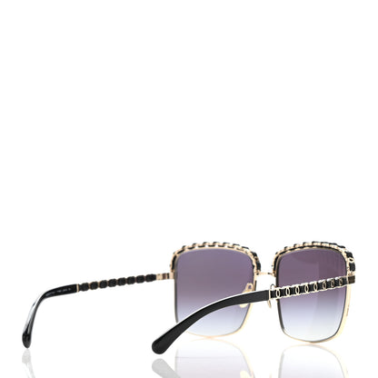 Chanel Metal Square Chain Sunglasses 71369 Grey 4 of 7