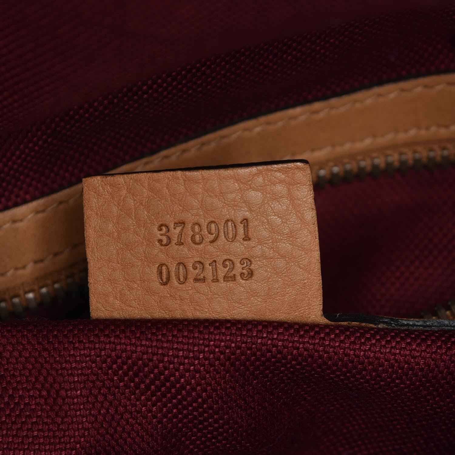 Gucci Soft Washed Calfskin Sling Duffle Biscotto 9 of 10