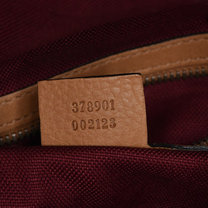 Gucci Soft Washed Calfskin Sling Duffle Biscotto 9 of 10