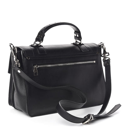 Proenza Schouler Grained Calfskin Medium PS1 Satchel Black 3 of 9