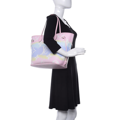 Louis Vuitton Monogram Escale Neverfull MM Pastel 2 of 13